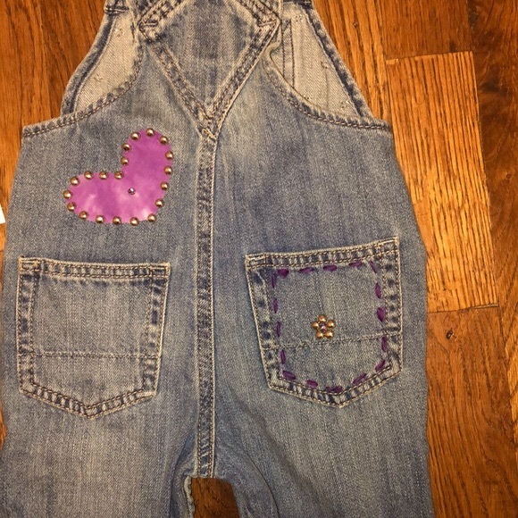 ONE OF A KIND CUSTOM Baby Denim Overalls - Picture 4 of 5